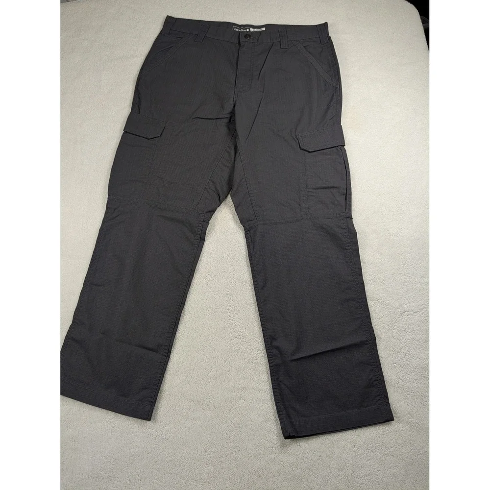 Carhartt Force Relaxed Fit Ripstop Cargo Work Pants Shadow Grey 36x30 NWT